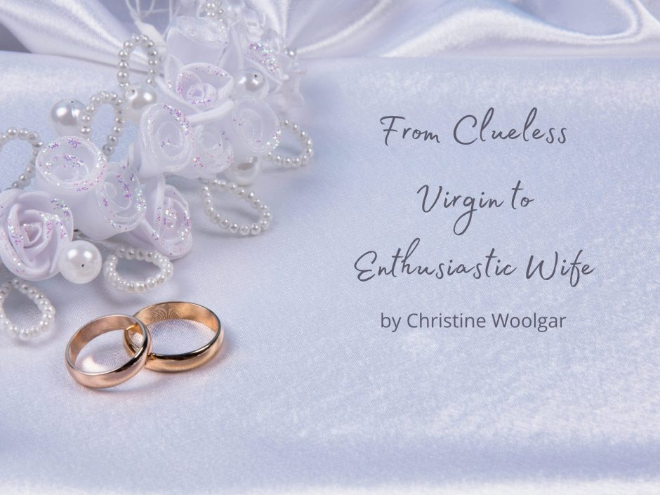 Header image for a guest post by Christine Woolgar on virginity and sex therapy
