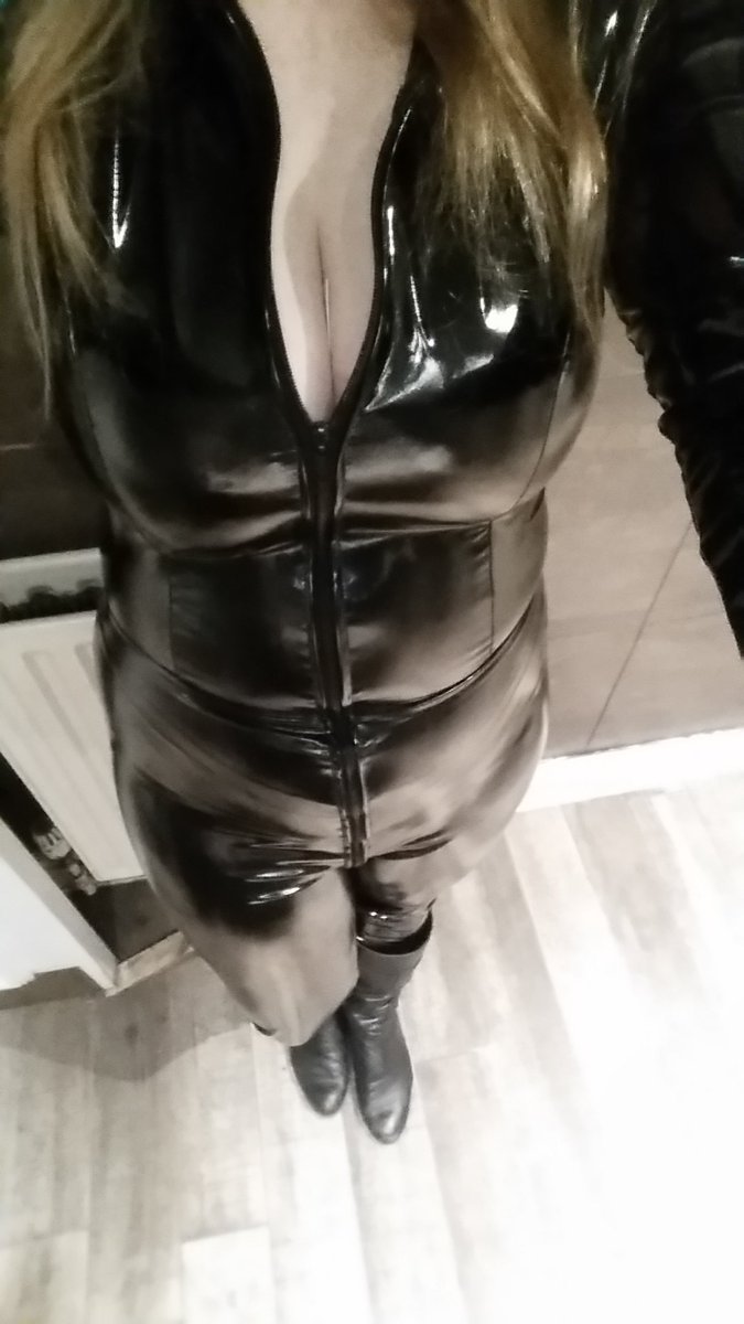 My body in a very sexy PVC catsuit, from Eroticon 2018