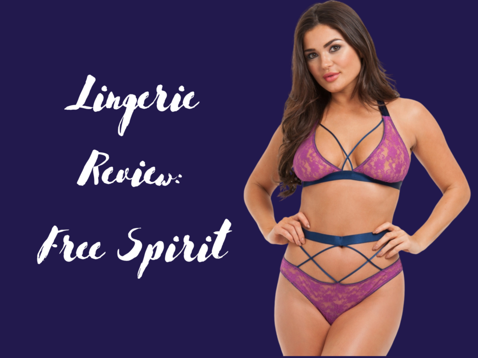Header image for a review of the Free Spirit lingerie set by Lovehoney