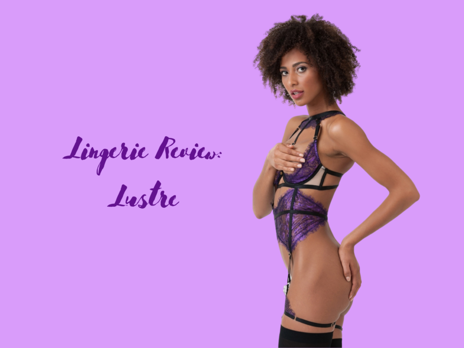 Header image for a review of Lovehoney's Lustre lingerie