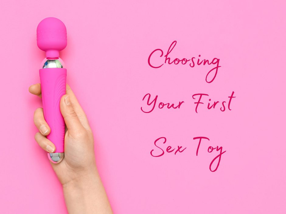 Pink wand vibrator for a post on choosing your first sex toy