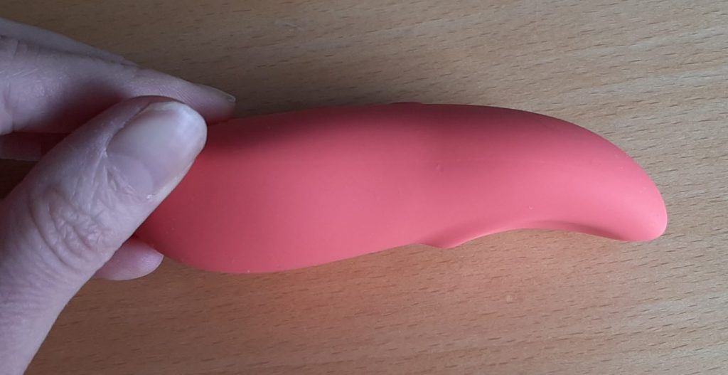 Side view of We-Vibe Touch X new generation clit vibe
