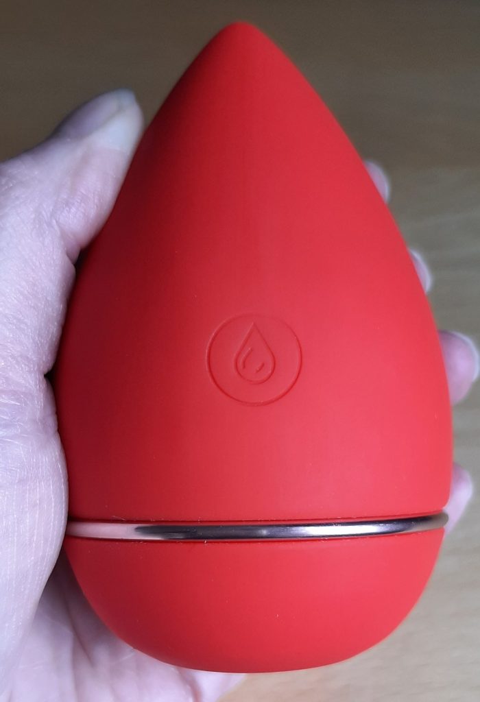 Funejoy clitoral sucking vibrator in red silicone