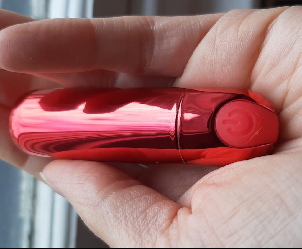 Red bullet vibrator for couples from sex toy advent calendar
