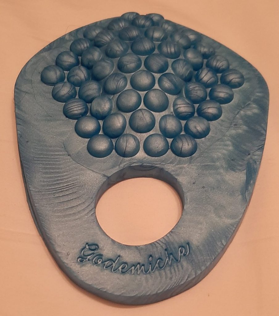 Godemiche Grind Ring silicone clitoral stimulator in Bubbles