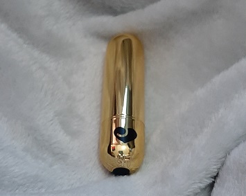 Gold bullet vibrator from Lovehoney Sex Toy Advent Calendar 2022