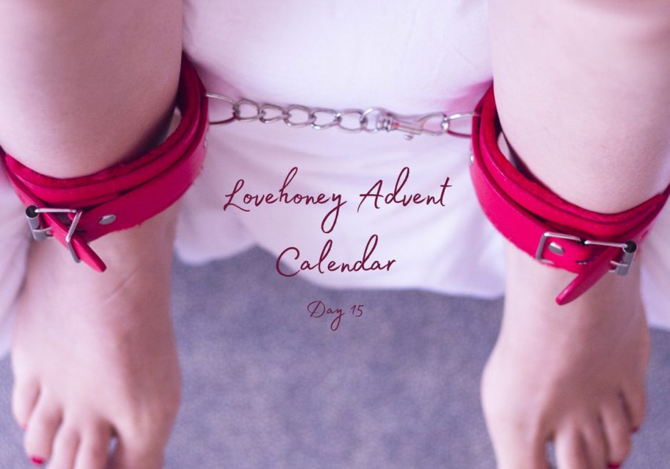 Lovehoney Sex Toy Advent Calendar Day 15 header - ankle restraints