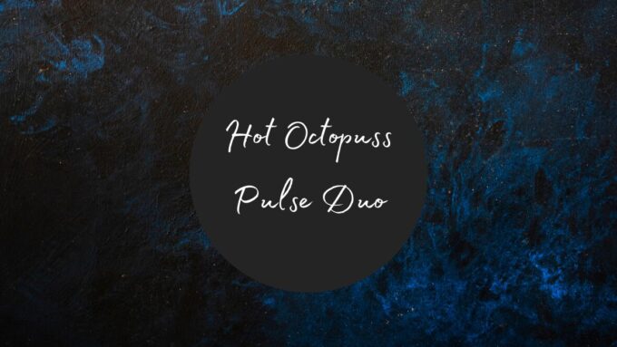Header image for review: text on blue and dark grey background reads "Hot Octopuss Pulse Duo"