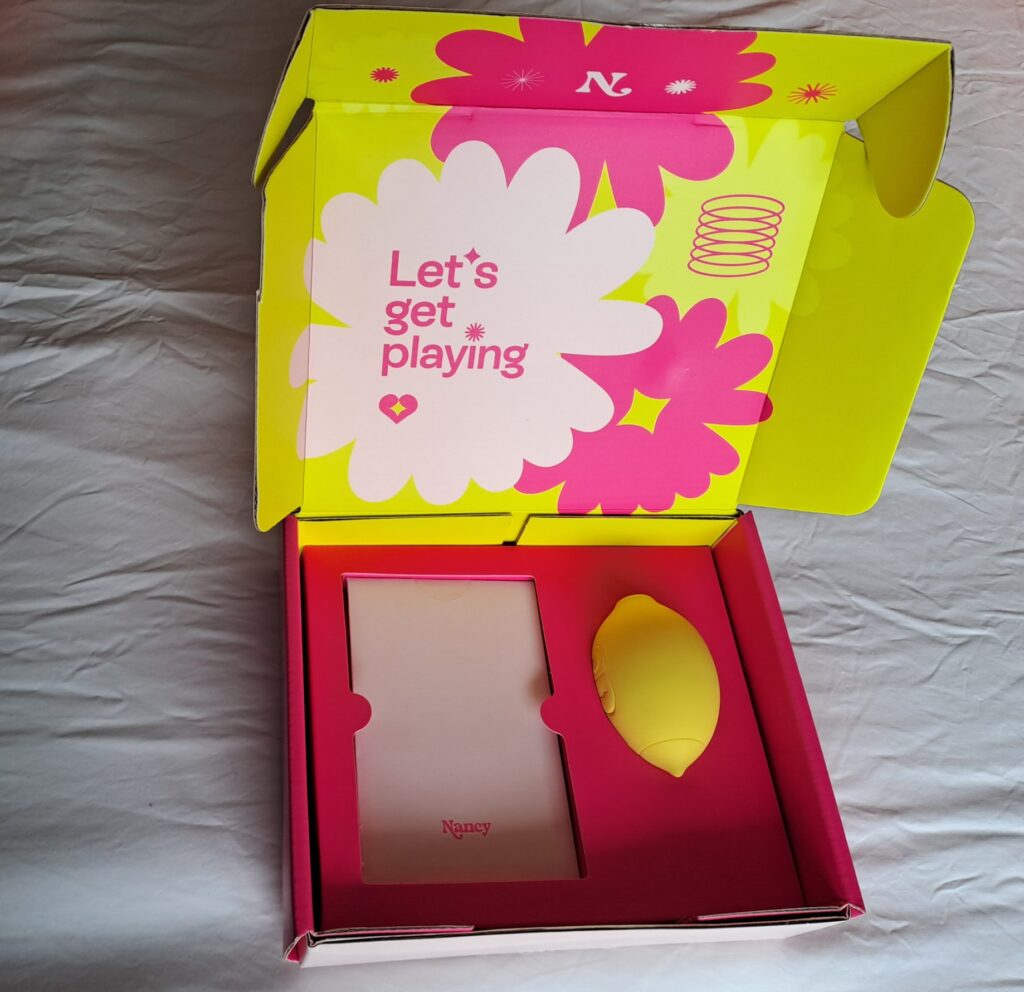 Hello Nancy Lem lemon vibrator in box sent for review