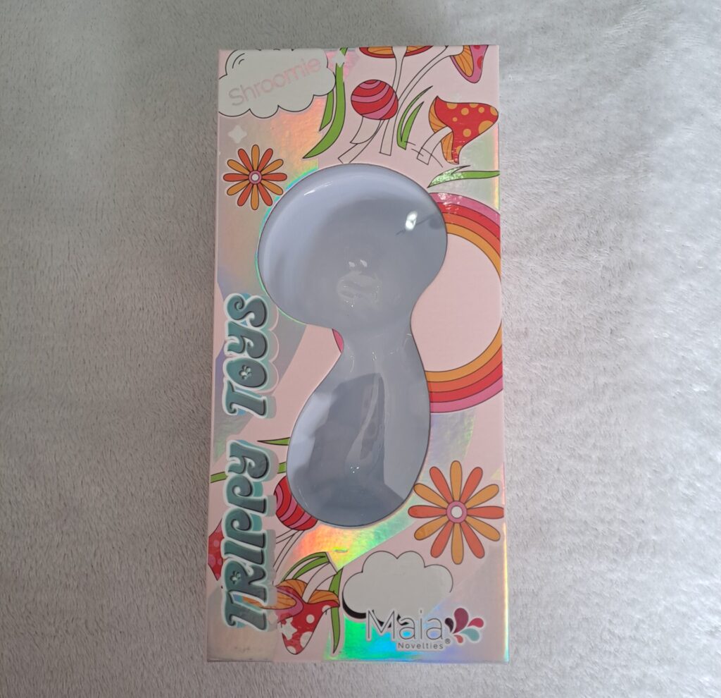 Maia Toys Shroomie product box with psychedelic mushroom designs