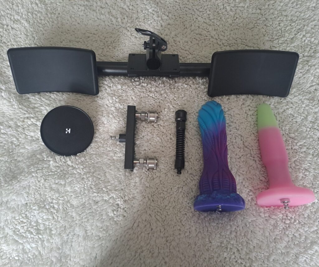 Set of Hismith sex machine accessories